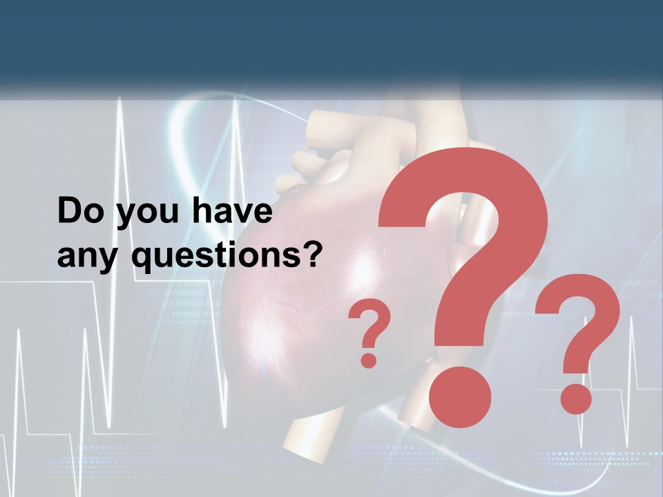 A Medical Powerpoint Presentation With A Heart PowerPoint Template