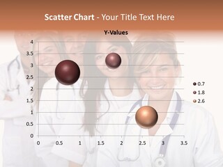 A Group Of Doctors Standing In A Row PowerPoint Template