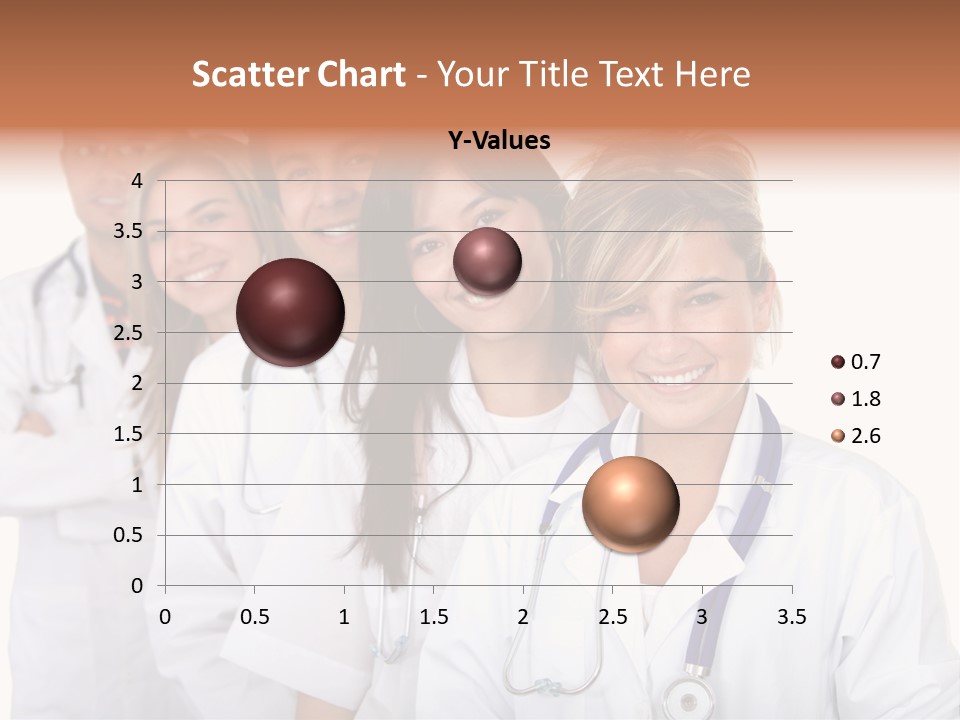 A Group Of Doctors Standing In A Row PowerPoint Template