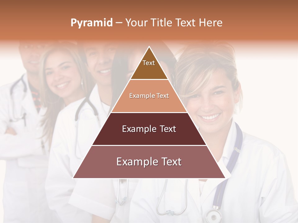 A Group Of Doctors Standing In A Row PowerPoint Template