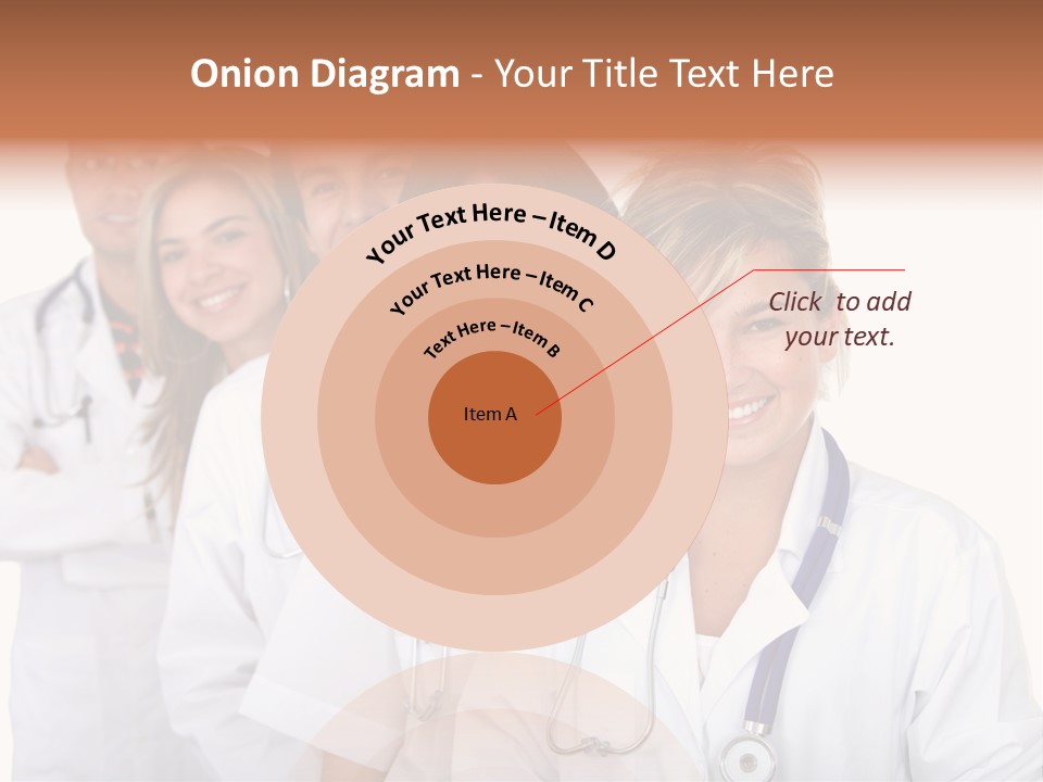 A Group Of Doctors Standing In A Row PowerPoint Template