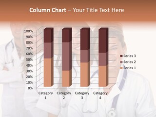 A Group Of Doctors Standing In A Row PowerPoint Template