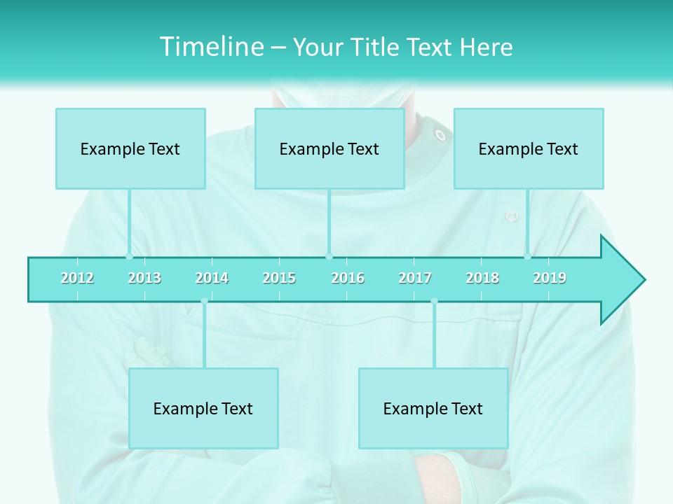 A Man In Scrubs Is Wearing A Surgical Mask PowerPoint Template