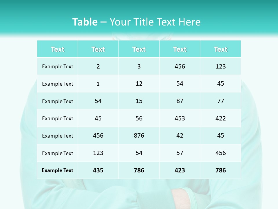 A Man In Scrubs Is Wearing A Surgical Mask PowerPoint Template