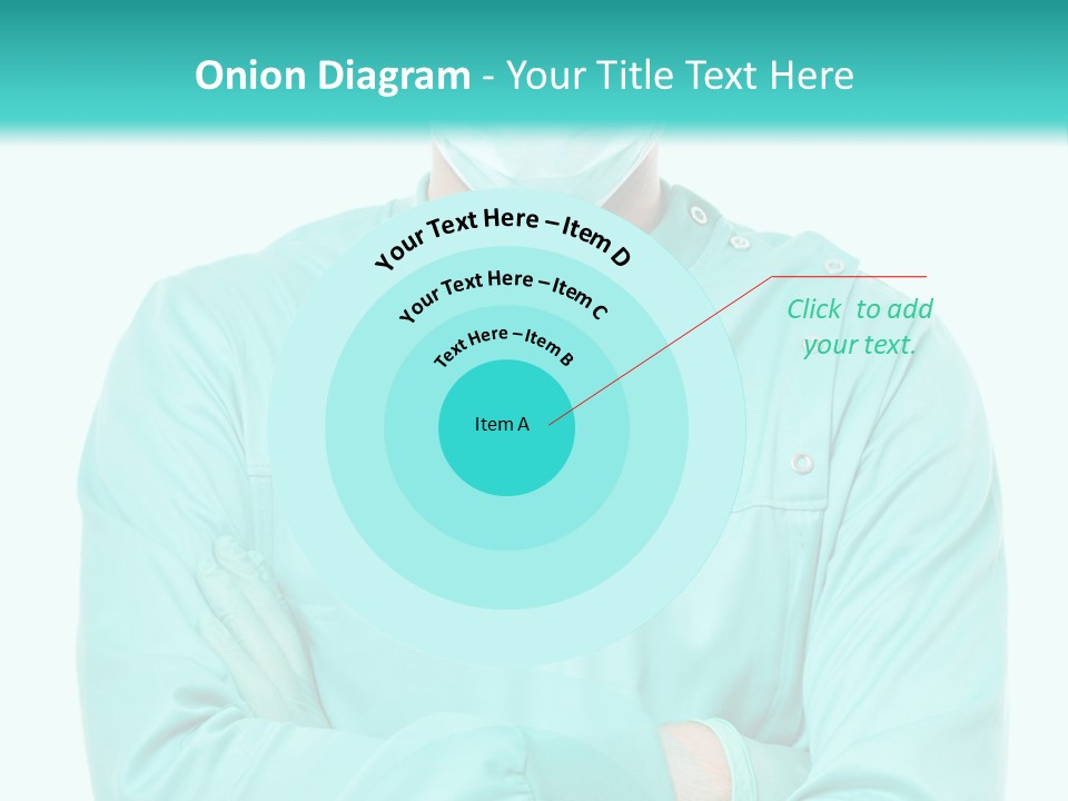 A Man In Scrubs Is Wearing A Surgical Mask PowerPoint Template