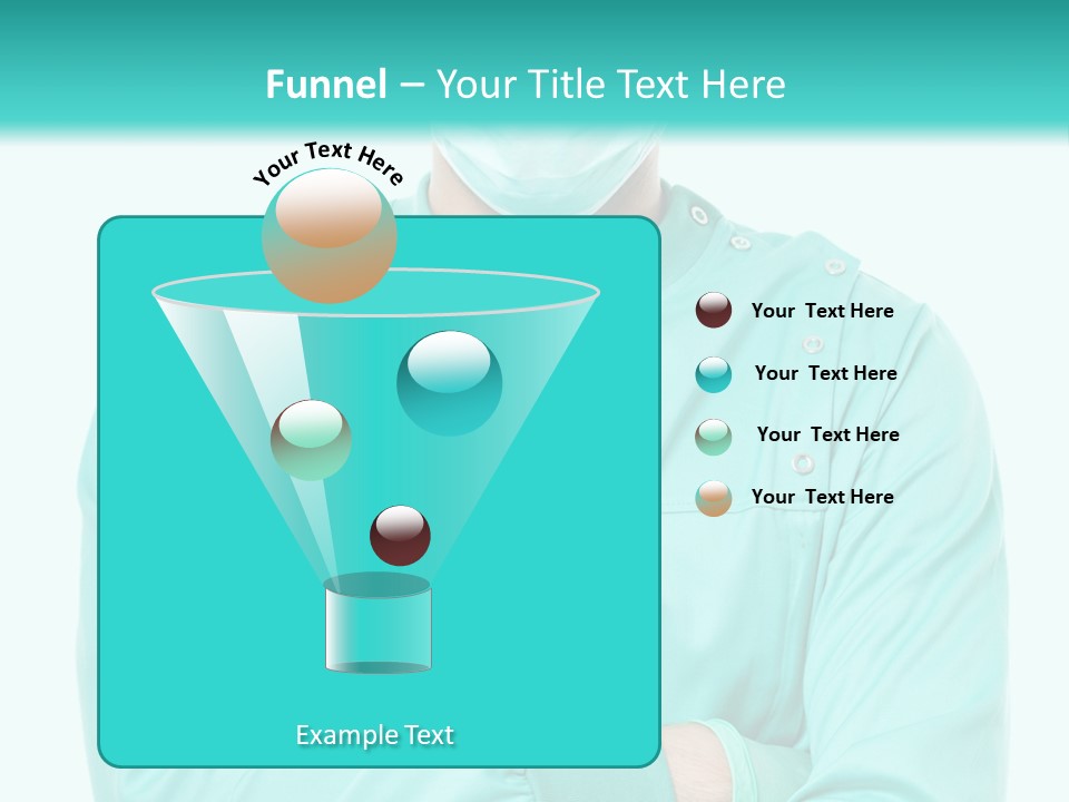 A Man In Scrubs Is Wearing A Surgical Mask PowerPoint Template