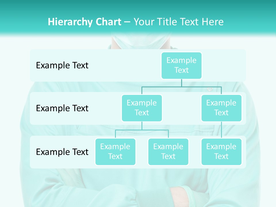 A Man In Scrubs Is Wearing A Surgical Mask PowerPoint Template