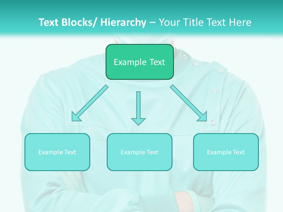 A Man In Scrubs Is Wearing A Surgical Mask PowerPoint Template