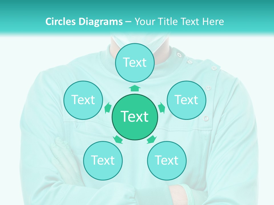 A Man In Scrubs Is Wearing A Surgical Mask PowerPoint Template