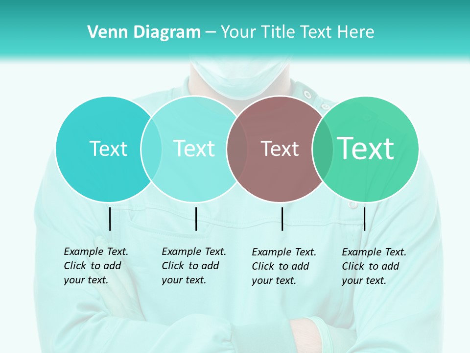 A Man In Scrubs Is Wearing A Surgical Mask PowerPoint Template