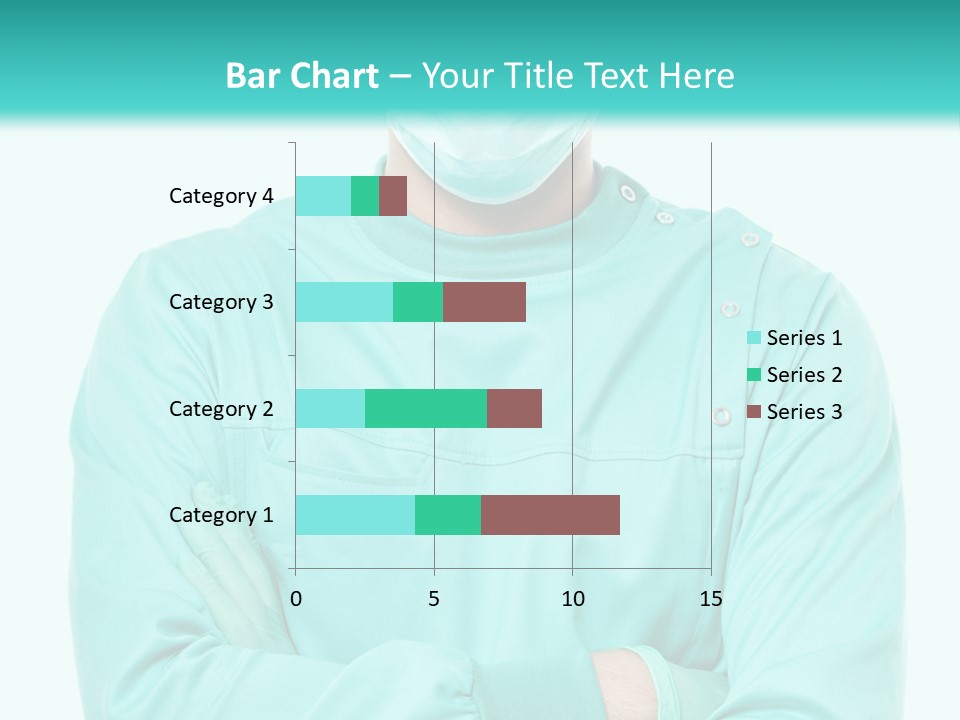 A Man In Scrubs Is Wearing A Surgical Mask PowerPoint Template