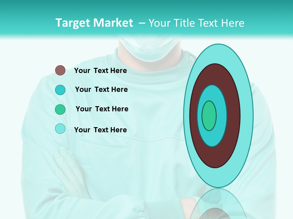 A Man In Scrubs Is Wearing A Surgical Mask PowerPoint Template