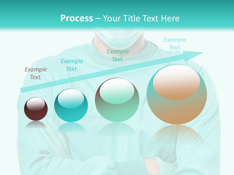 A Man In Scrubs Is Wearing A Surgical Mask PowerPoint Template