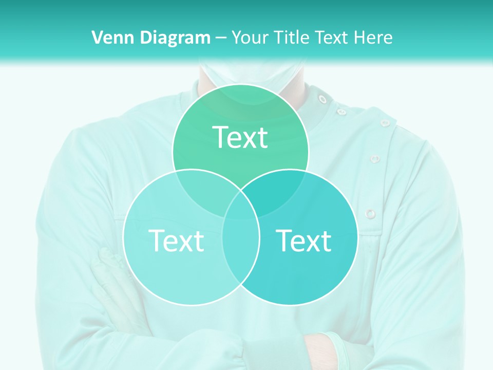 A Man In Scrubs Is Wearing A Surgical Mask PowerPoint Template