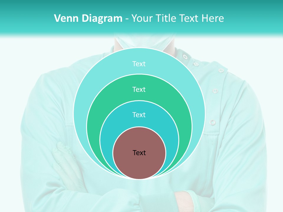 A Man In Scrubs Is Wearing A Surgical Mask PowerPoint Template