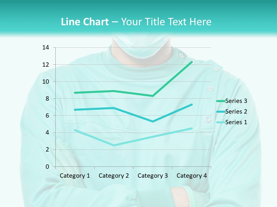 A Man In Scrubs Is Wearing A Surgical Mask PowerPoint Template