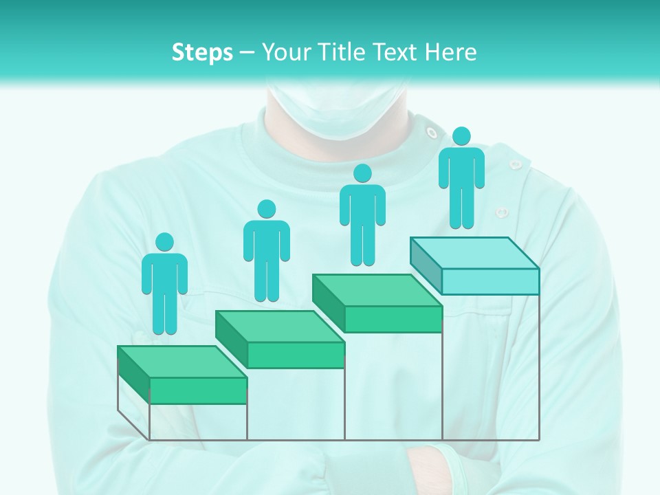 A Man In Scrubs Is Wearing A Surgical Mask PowerPoint Template