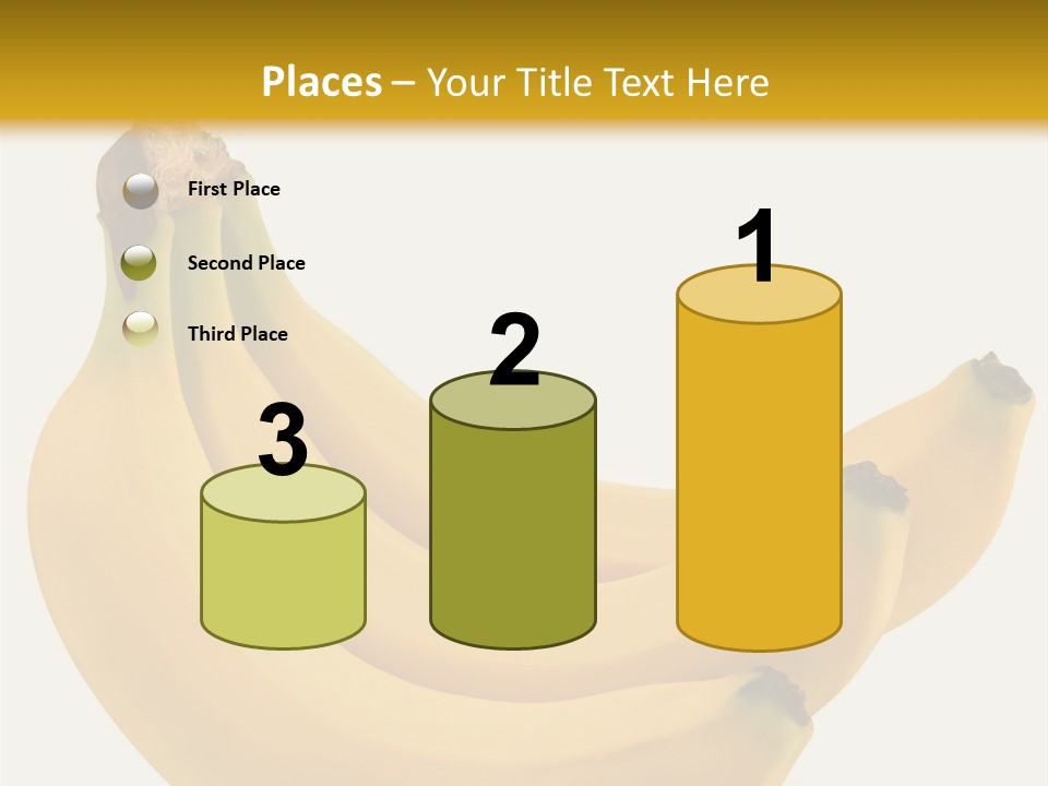 A Bunch Of Bananas Sitting On Top Of A Table PowerPoint Template