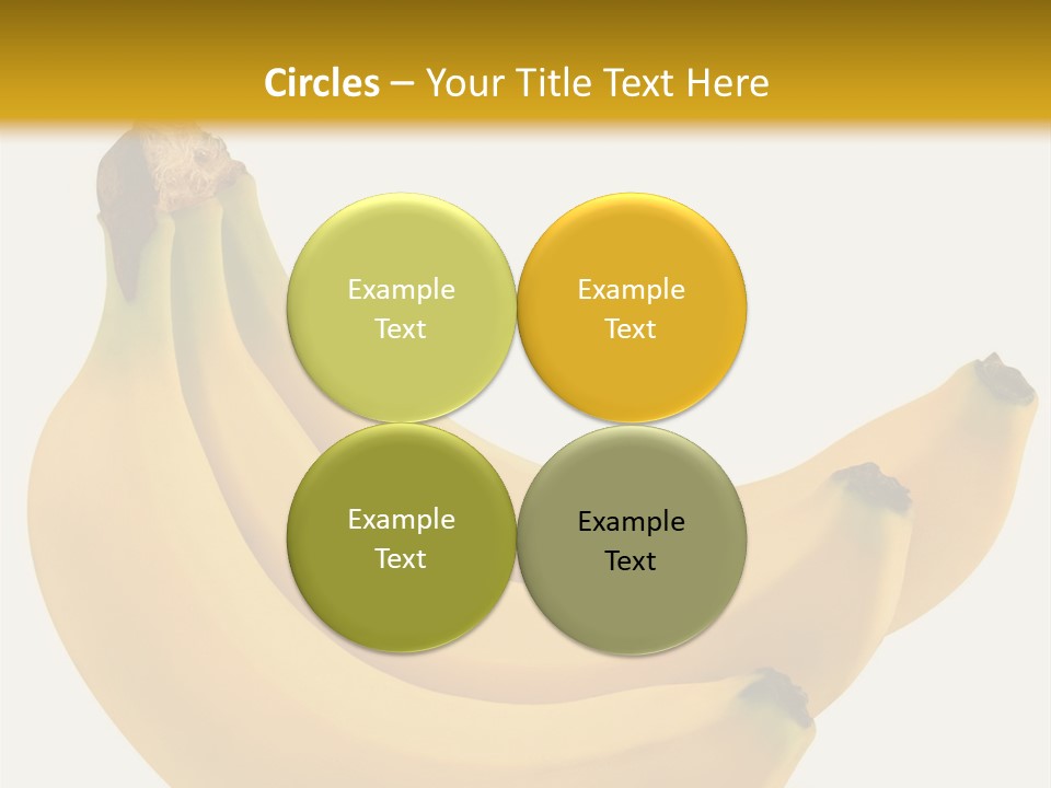 A Bunch Of Bananas Sitting On Top Of A Table PowerPoint Template