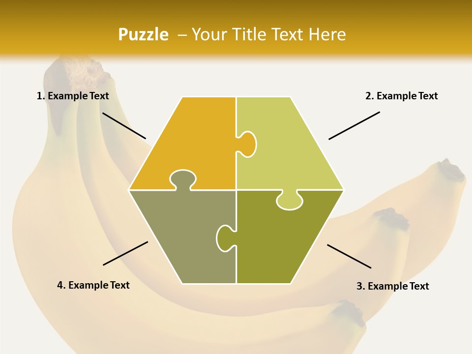 A Bunch Of Bananas Sitting On Top Of A Table PowerPoint Template