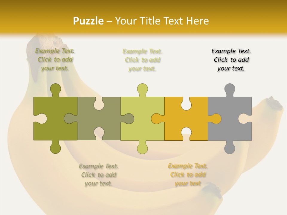 A Bunch Of Bananas Sitting On Top Of A Table PowerPoint Template