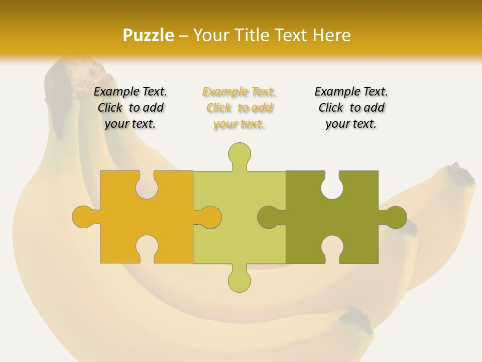 A Bunch Of Bananas Sitting On Top Of A Table PowerPoint Template