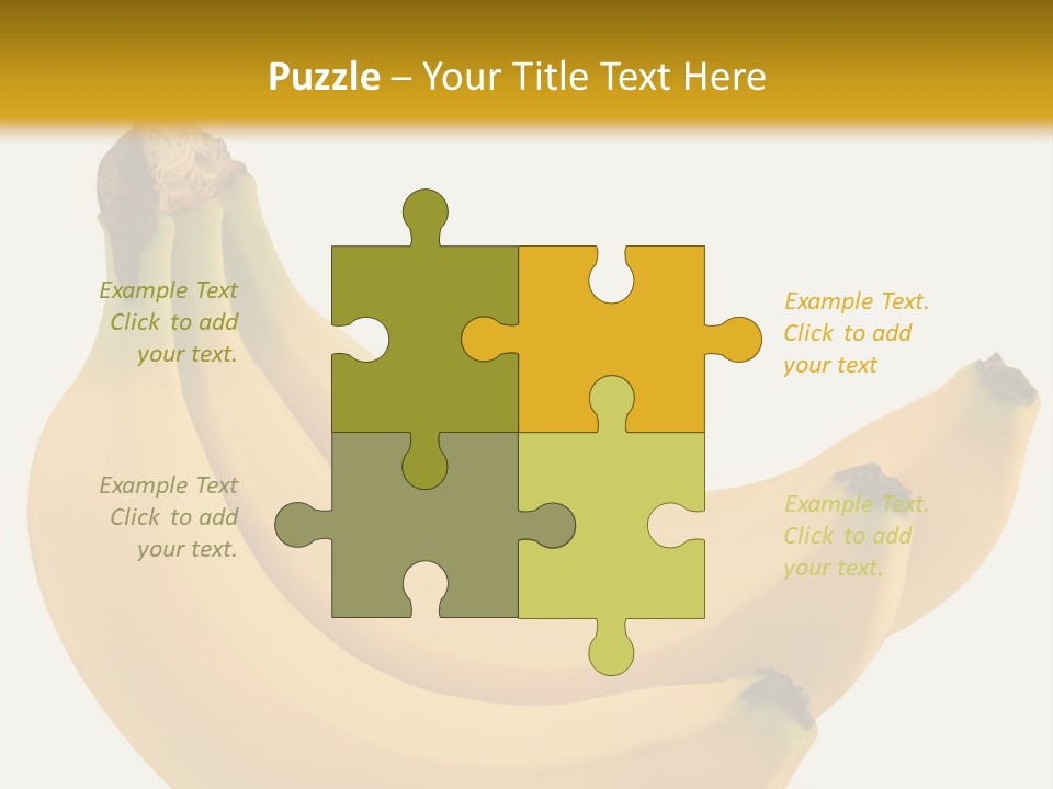 A Bunch Of Bananas Sitting On Top Of A Table PowerPoint Template