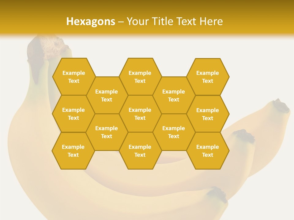 A Bunch Of Bananas Sitting On Top Of A Table PowerPoint Template