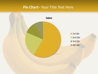 A Bunch Of Bananas Sitting On Top Of A Table PowerPoint Template