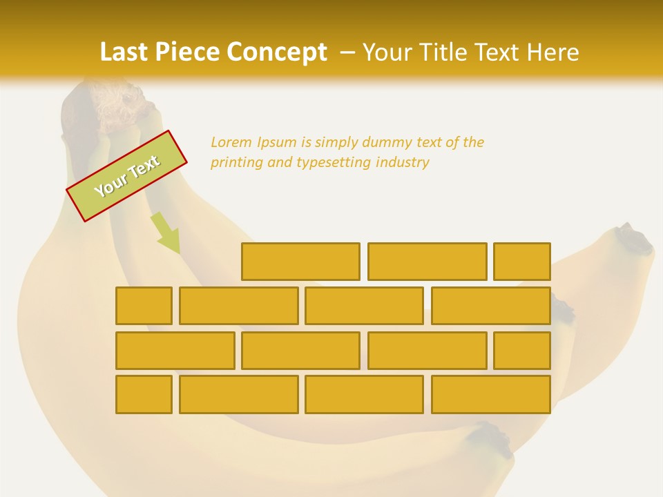 A Bunch Of Bananas Sitting On Top Of A Table PowerPoint Template