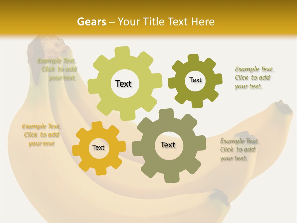 A Bunch Of Bananas Sitting On Top Of A Table PowerPoint Template
