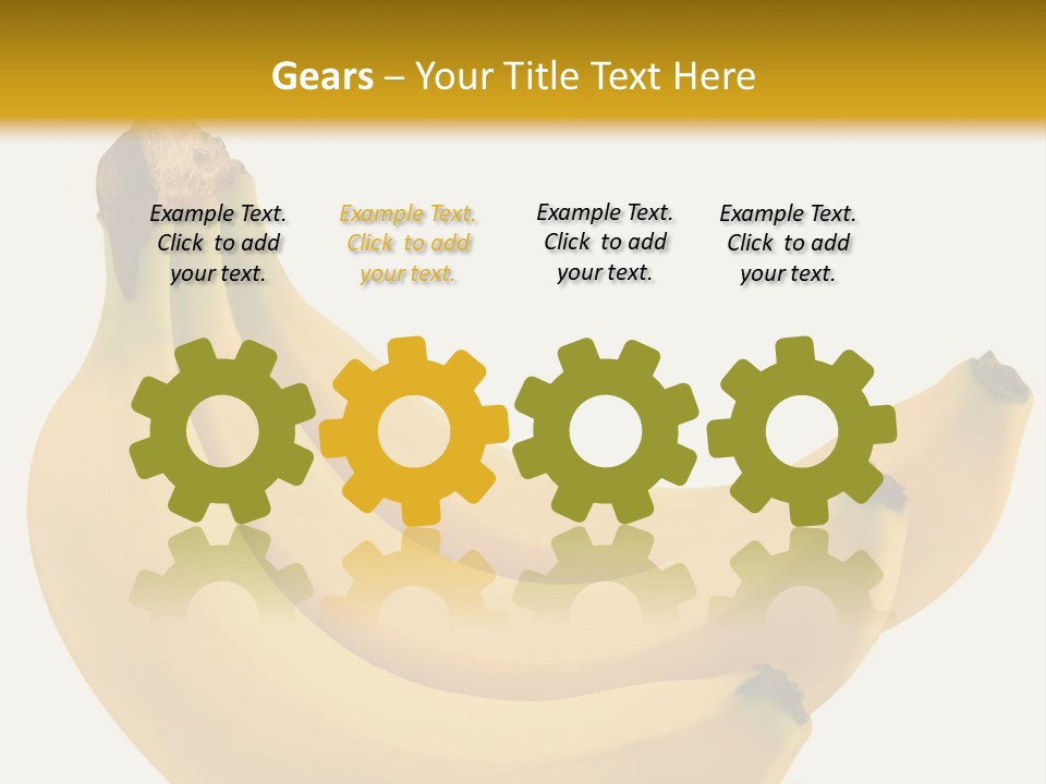 A Bunch Of Bananas Sitting On Top Of A Table PowerPoint Template