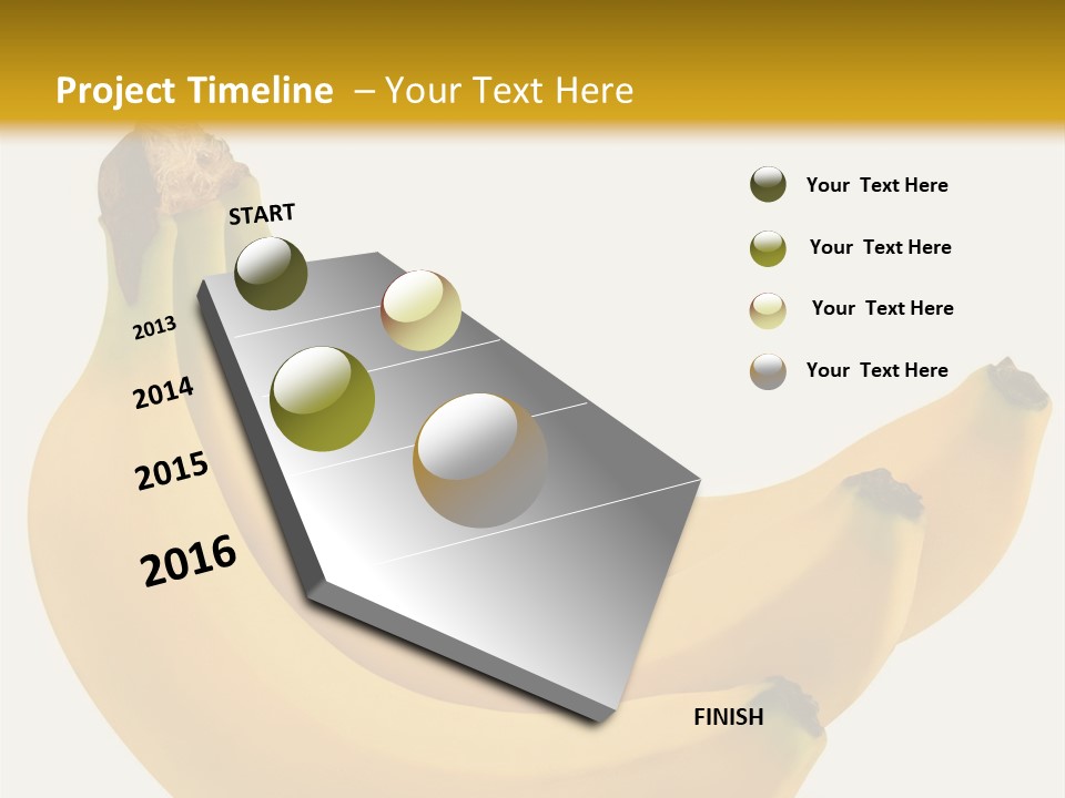 A Bunch Of Bananas Sitting On Top Of A Table PowerPoint Template