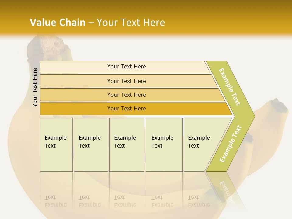A Bunch Of Bananas Sitting On Top Of A Table PowerPoint Template