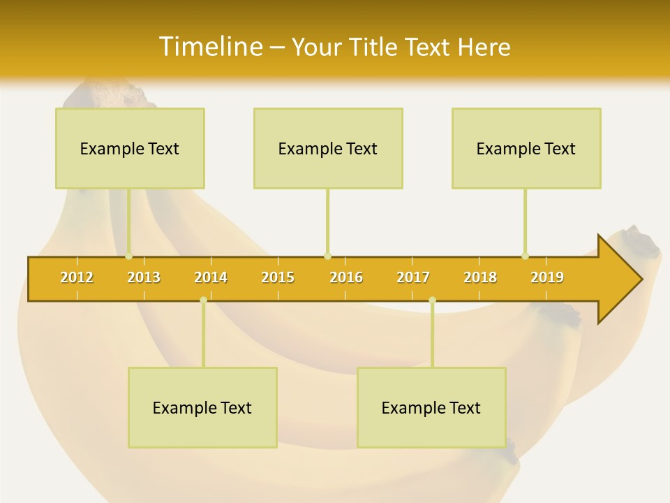 A Bunch Of Bananas Sitting On Top Of A Table PowerPoint Template