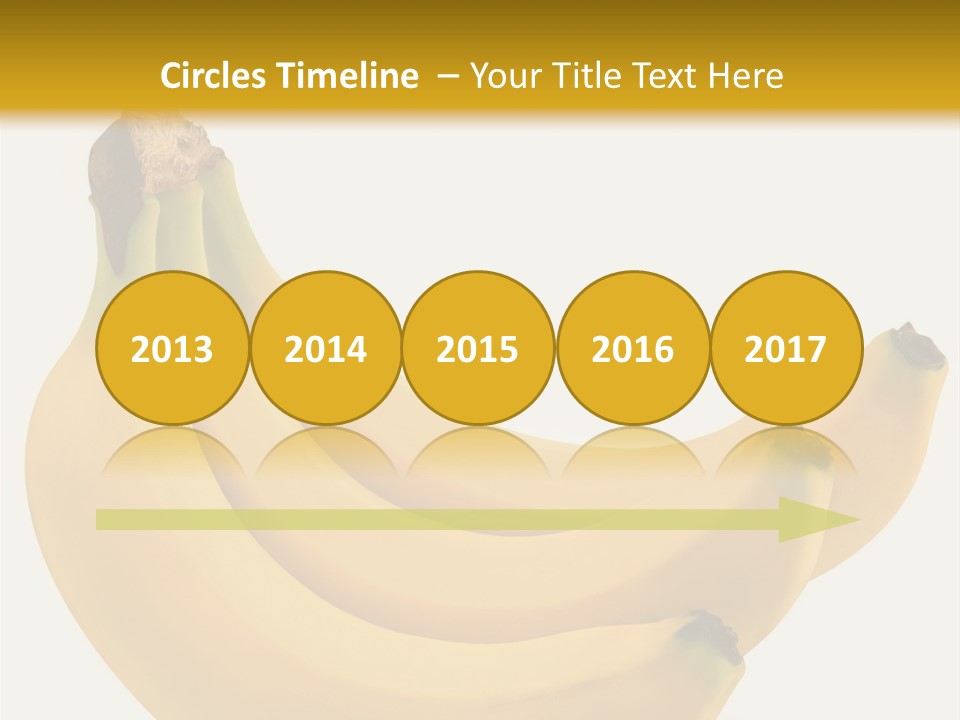 A Bunch Of Bananas Sitting On Top Of A Table PowerPoint Template