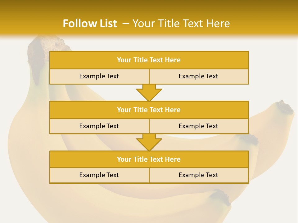 A Bunch Of Bananas Sitting On Top Of A Table PowerPoint Template