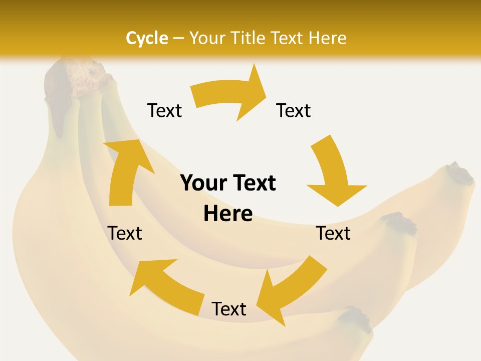 A Bunch Of Bananas Sitting On Top Of A Table PowerPoint Template
