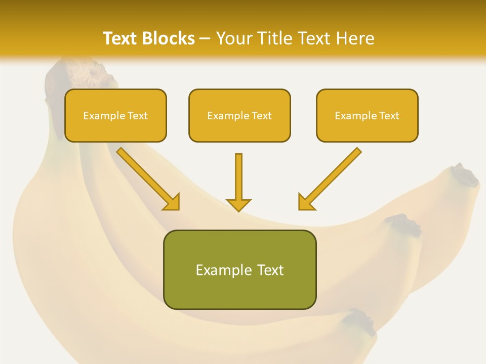 A Bunch Of Bananas Sitting On Top Of A Table PowerPoint Template