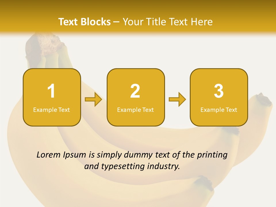 A Bunch Of Bananas Sitting On Top Of A Table PowerPoint Template