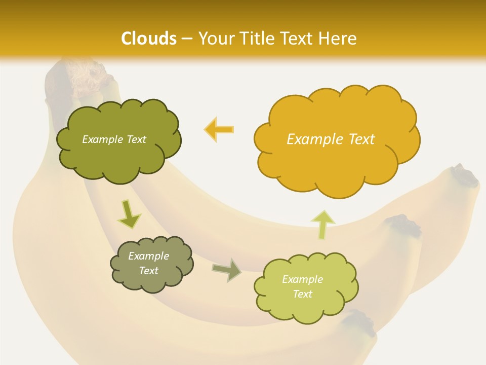 A Bunch Of Bananas Sitting On Top Of A Table PowerPoint Template