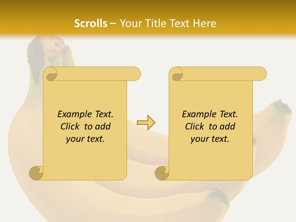 A Bunch Of Bananas Sitting On Top Of A Table PowerPoint Template