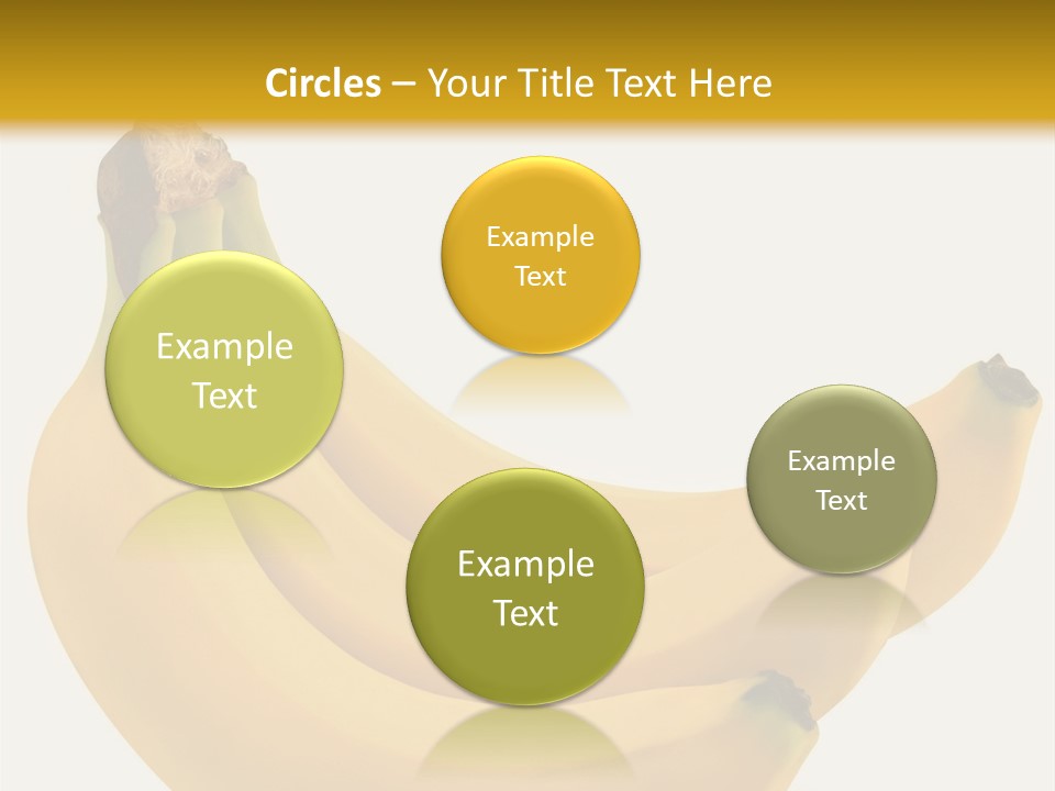 A Bunch Of Bananas Sitting On Top Of A Table PowerPoint Template