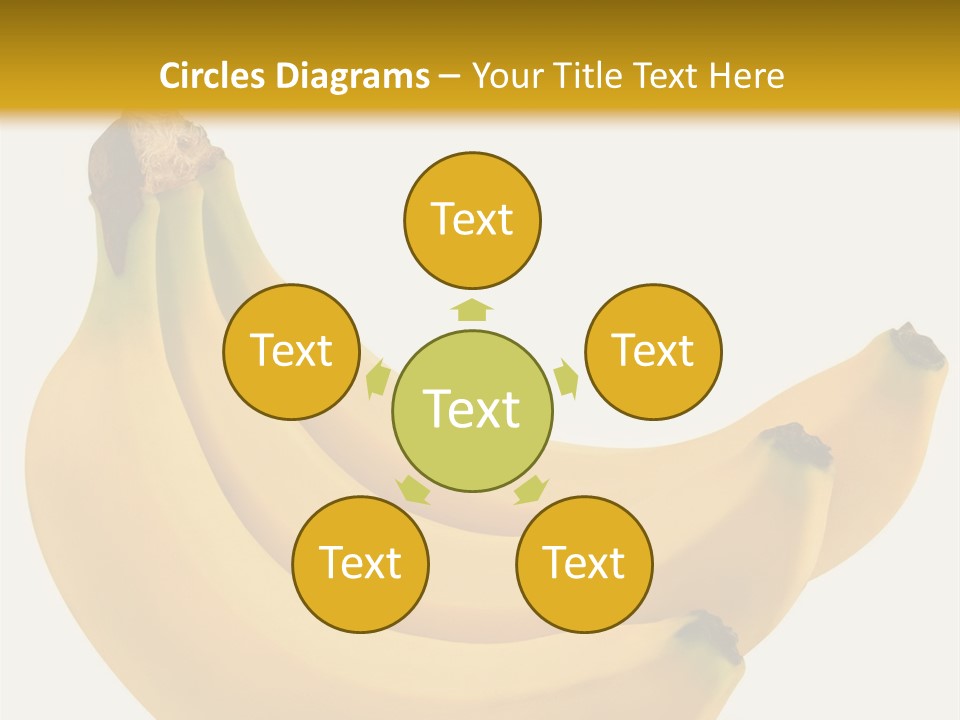 A Bunch Of Bananas Sitting On Top Of A Table PowerPoint Template