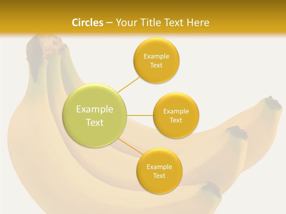 A Bunch Of Bananas Sitting On Top Of A Table PowerPoint Template