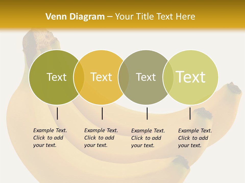A Bunch Of Bananas Sitting On Top Of A Table PowerPoint Template