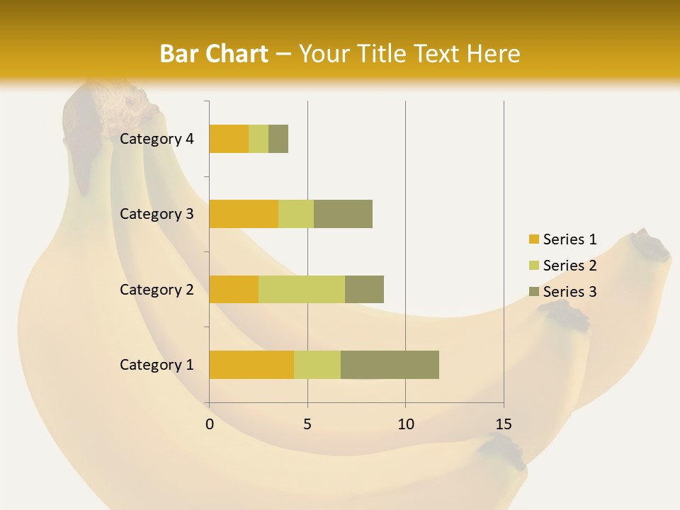 A Bunch Of Bananas Sitting On Top Of A Table PowerPoint Template