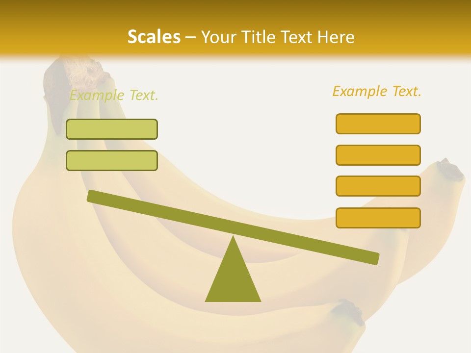 A Bunch Of Bananas Sitting On Top Of A Table PowerPoint Template
