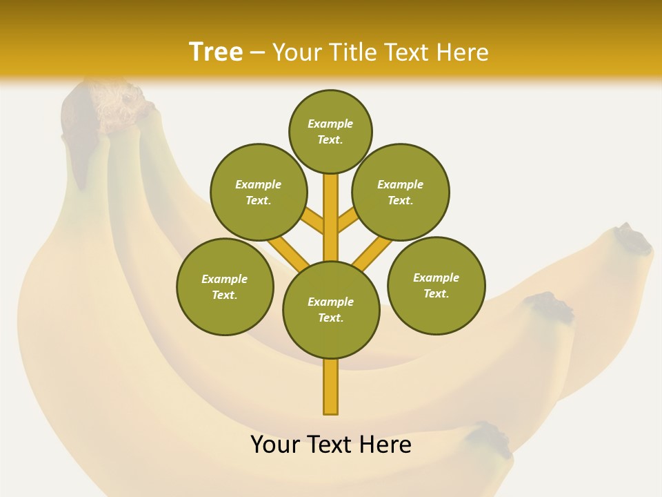 A Bunch Of Bananas Sitting On Top Of A Table PowerPoint Template