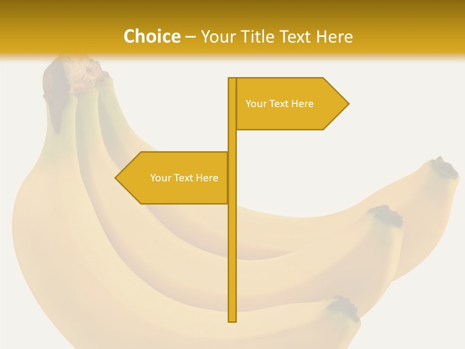 A Bunch Of Bananas Sitting On Top Of A Table PowerPoint Template